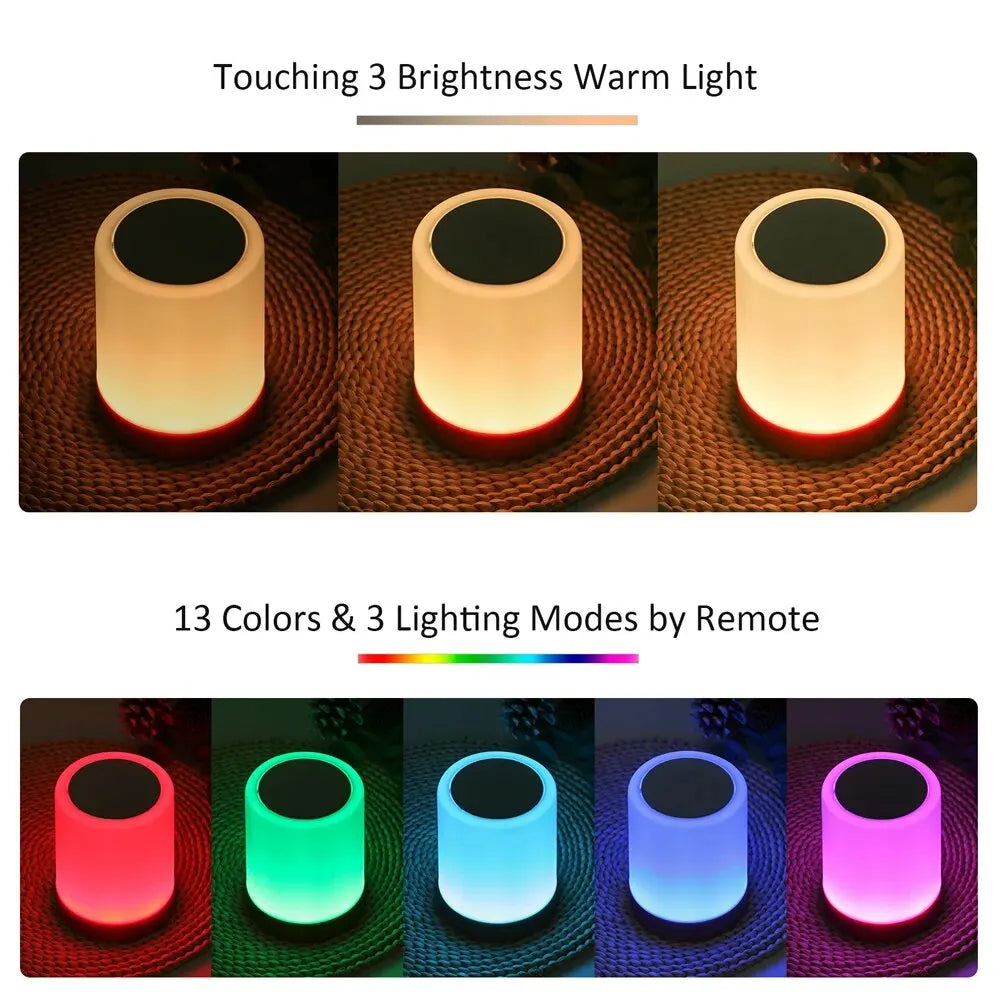 Bedside light colour changing